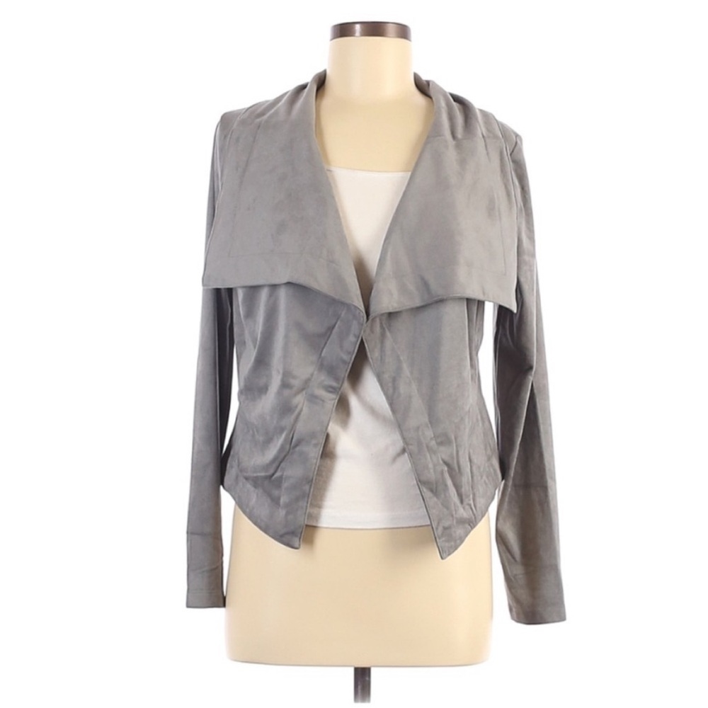 Romeo & Juliet Couture Faux Suede Blazer